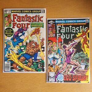 Fantastic Four #218 & 228, 80s Marvel comics (Lot of 2)